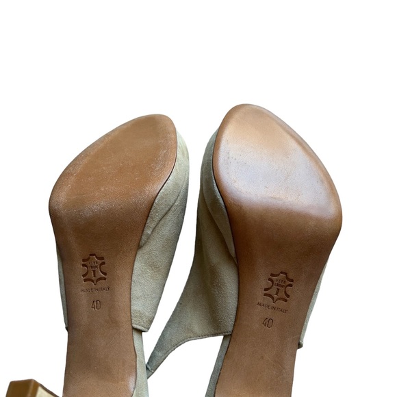 Pancaldi for Diane B. Suede Sling Back Size 9 - Picture 6 of 10